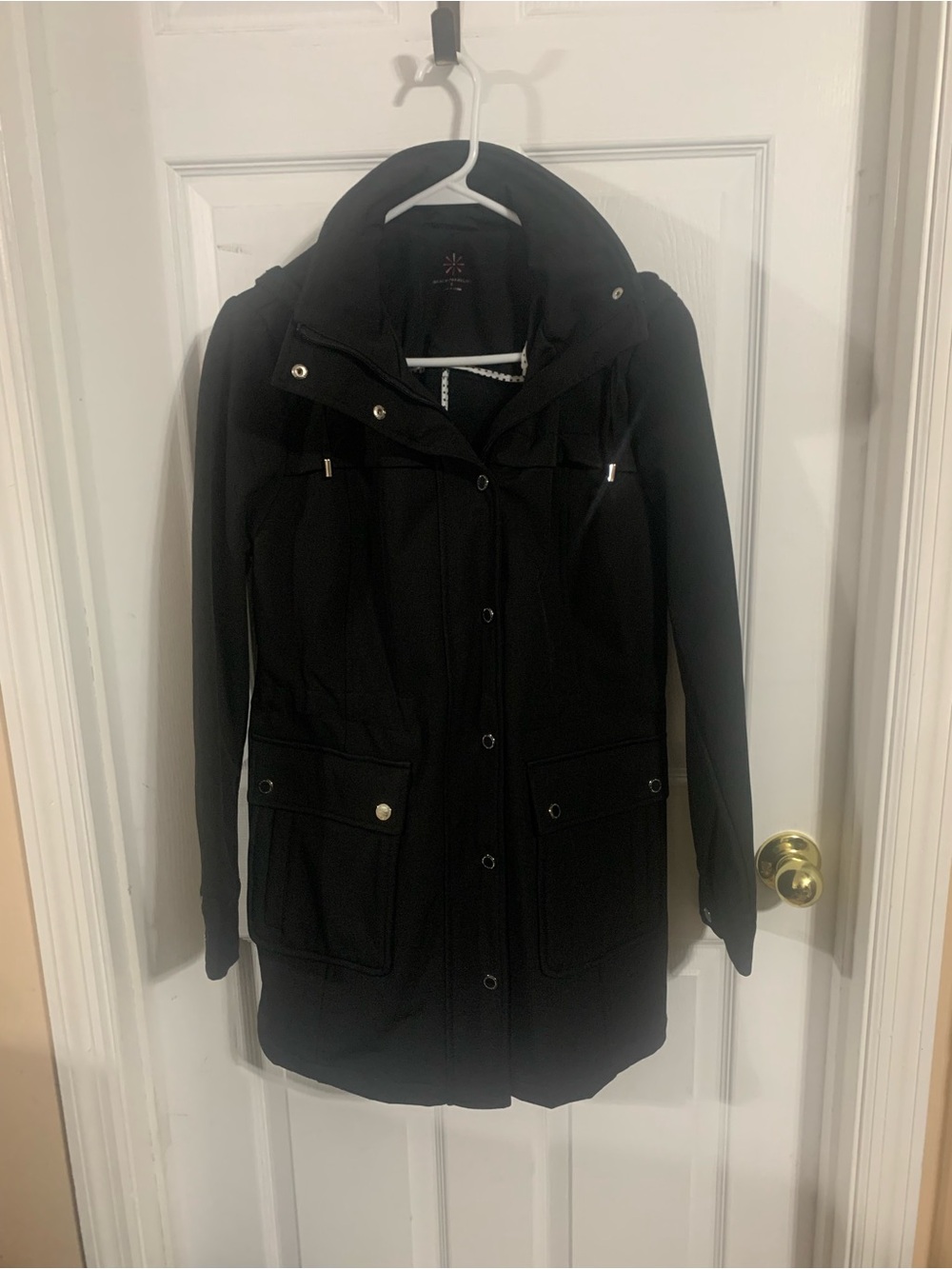 Isaac Mizrahi Women’s Black Hooded Jacket - Stylish Lightweight Coat